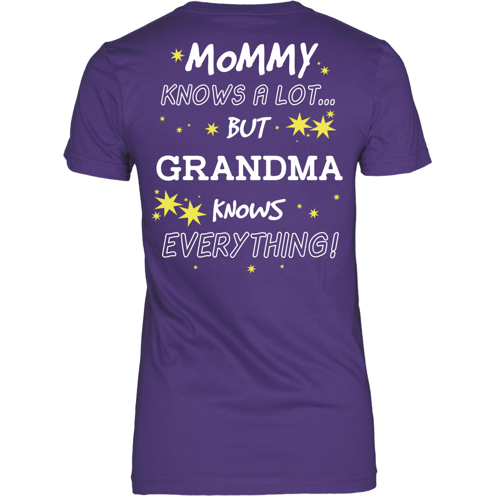 Grandma Knows Everything T-Shirt -  Grandma Shirt - TeeAmazing