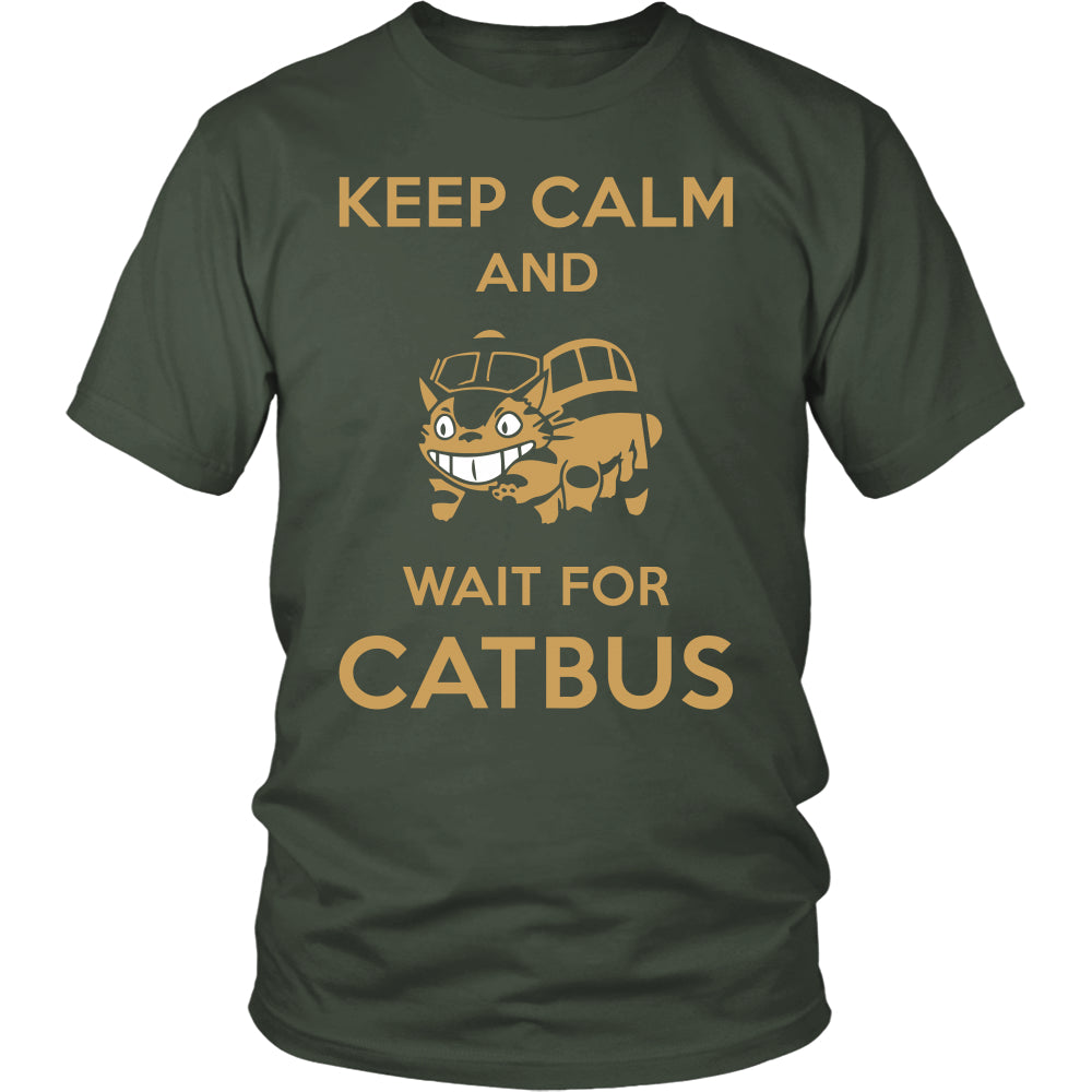 Keep Calm Catbus T Shirts, Tees & Hoodies - Totoro Shirts - TeeAmazing