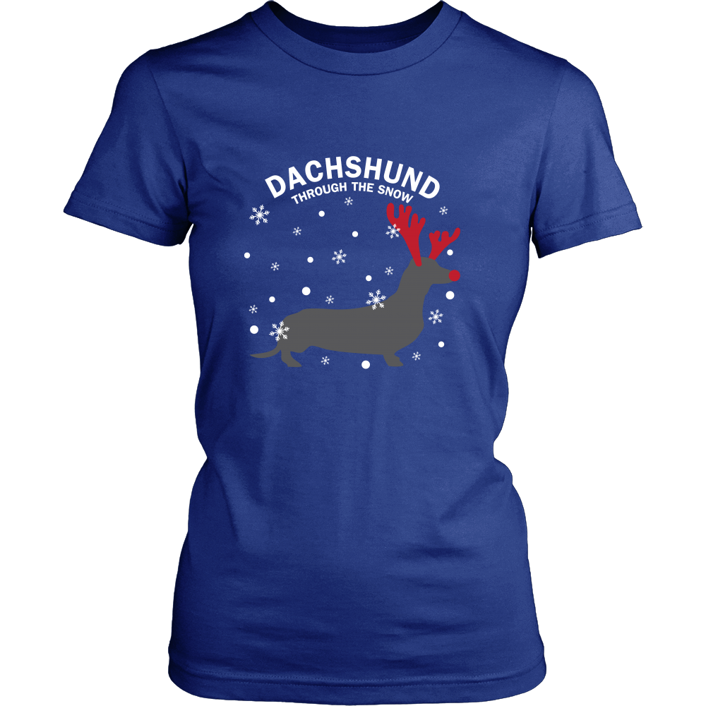 Dachshund The Snow Dog T Shirts, Tees & Hoodies - Dachshund Shirts - TeeAmazing