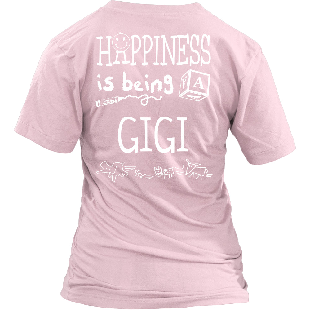 Happiness is Being GiGi T-Shirt - GiGi Shirt - TeeAmazing