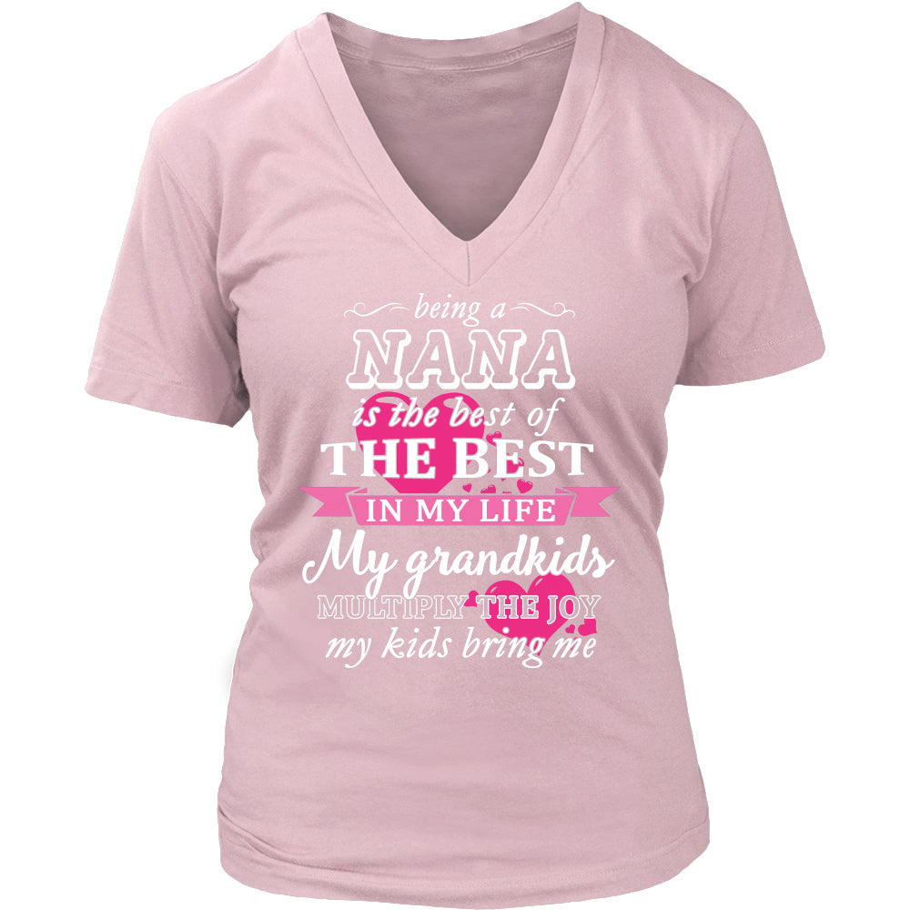 Being a Nana Is The Best T-Shirt - Nana Shirt - TeeAmazing