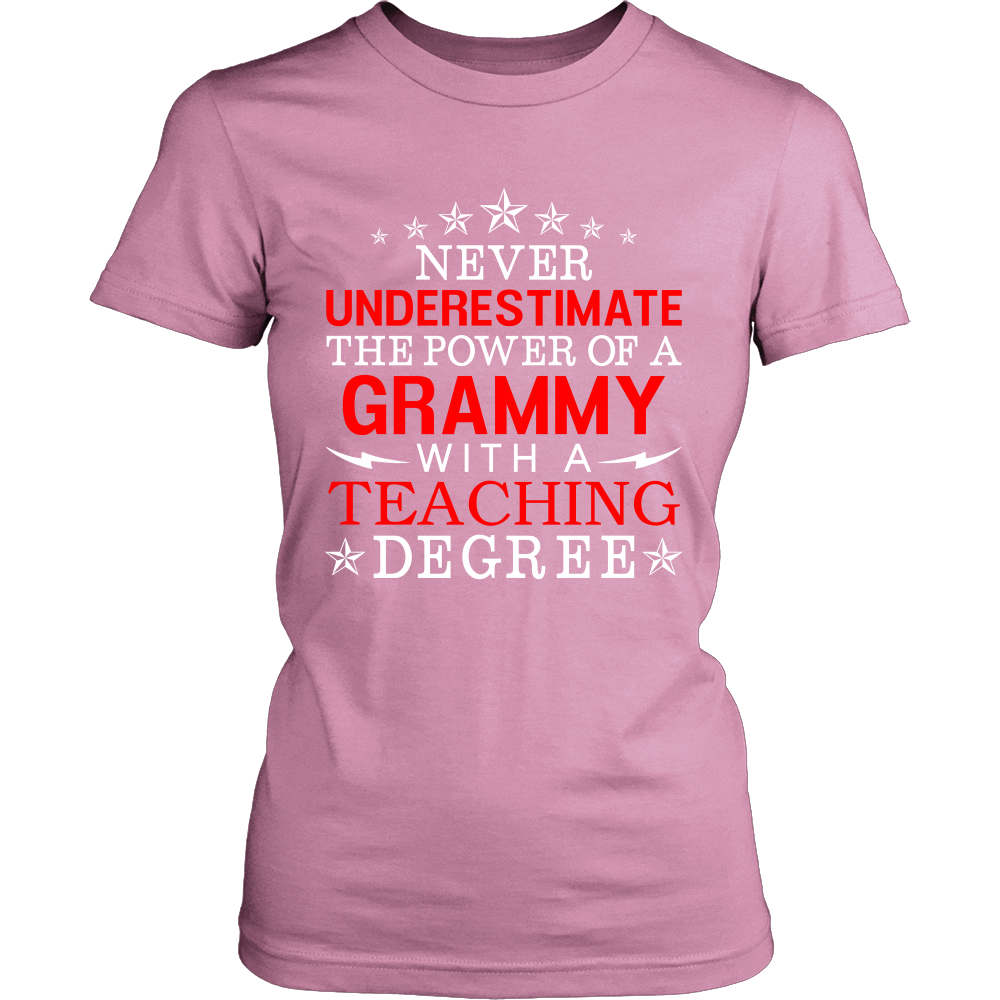 Never Underestimate Grammy Teaching T-Shirt - Grammy Shirt - TeeAmazing