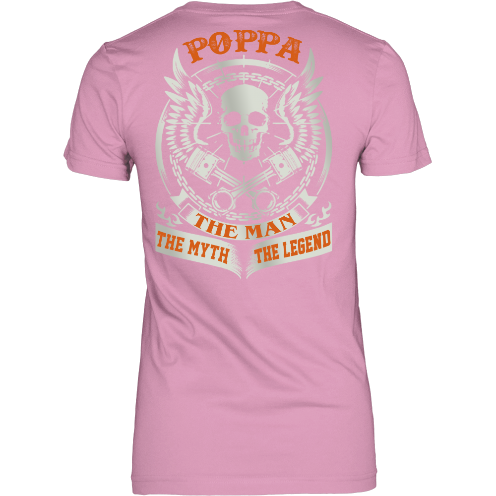 Poppa The Man The Myth The Legend T Shirts, Tees & Hoodies - Grandpa Shirts - TeeAmazing
