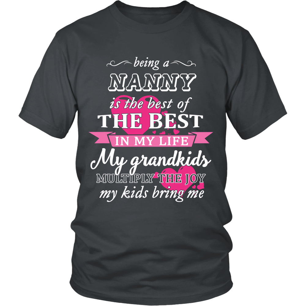 Being a Nanny Is The Best T-Shirt - Nanny Shirt - TeeAmazing