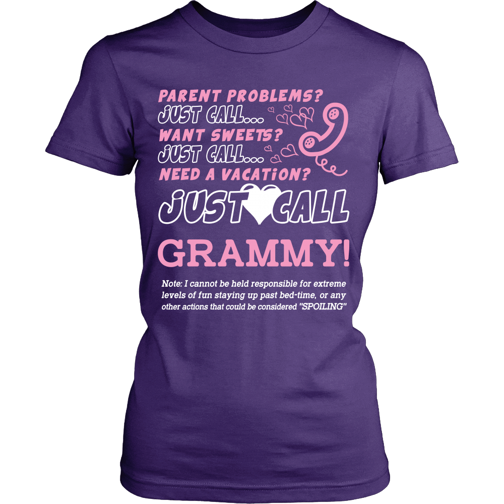 Just Call Grammy T-Shirt - Grammy Shirt - TeeAmazing