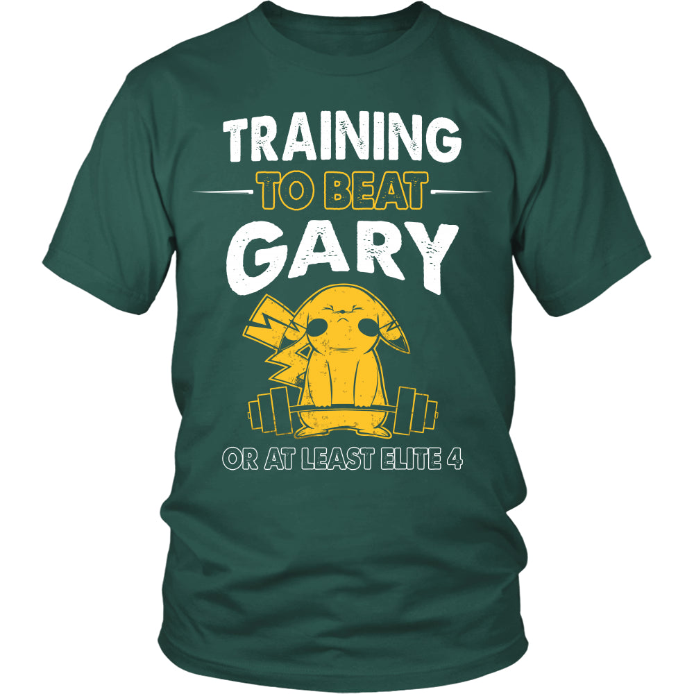 Training To Beat GARY T Shirts, Tees & Hoodies -  Pokemon Shirts - TeeAmazing