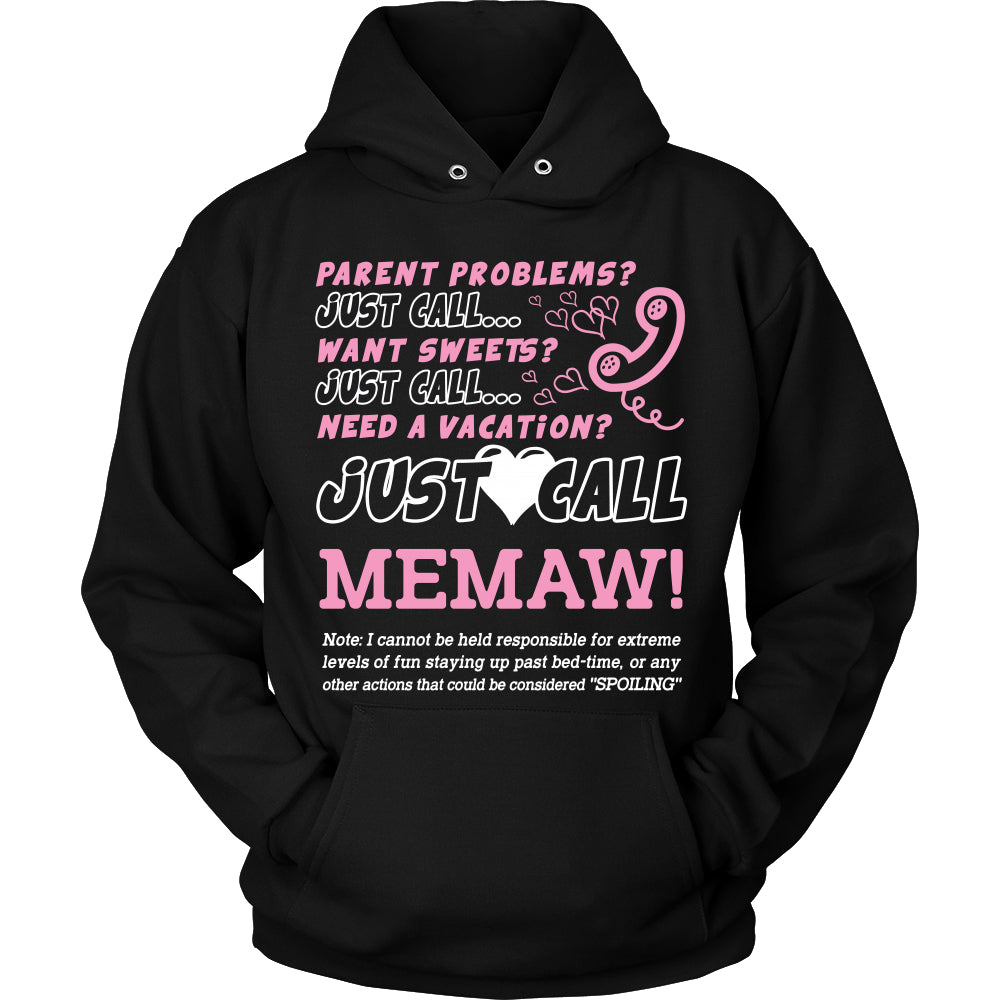 Just Call Memaw T-Shirt - Memaw Shirt - TeeAmazing
