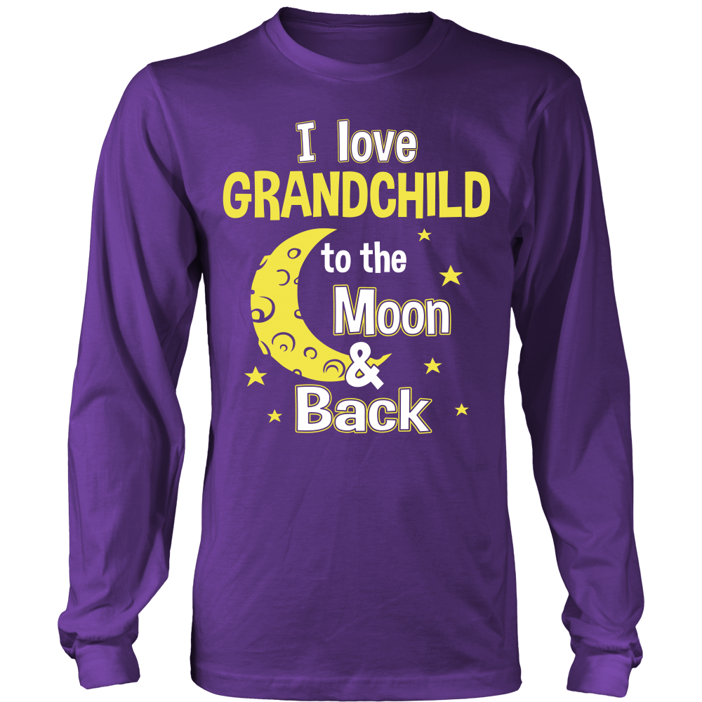 I Love Grandchild To The Moon T-Shirt - Grandma Shirt - TeeAmazing