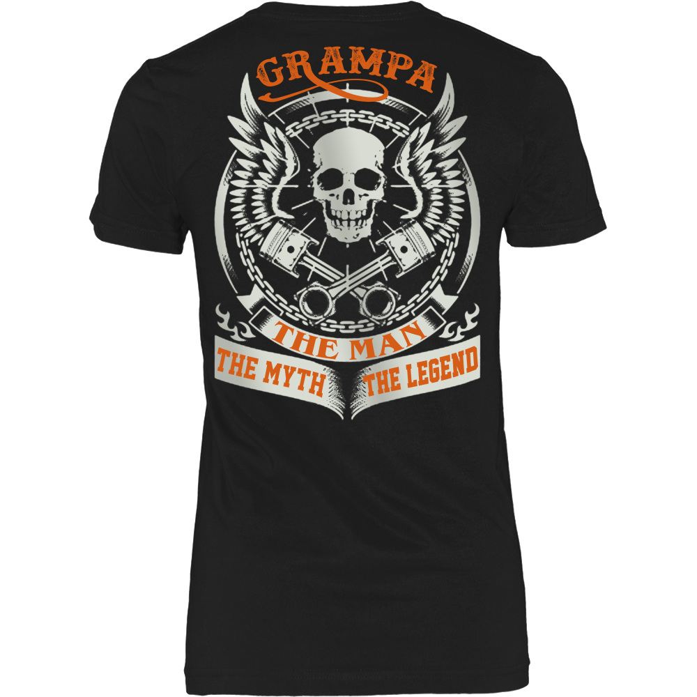 Grampa The Man The Myth The Legend T Shirts, Tees & Hoodies - Grandpa Shirts - TeeAmazing