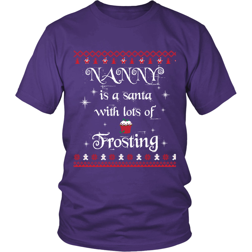 Nanny is a Santa... T-Shirt - Nanny Shirt - TeeAmazing