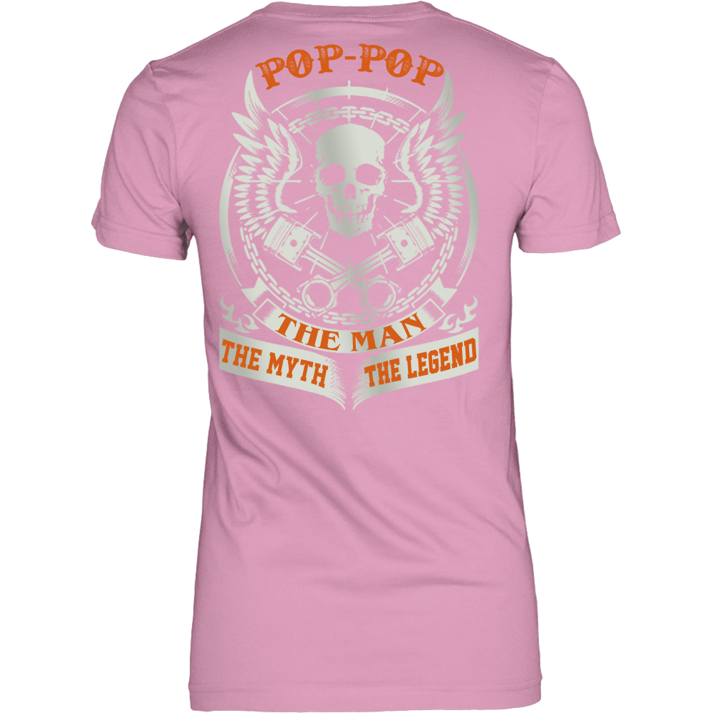 Pop-pop The Man The Myth The Legend T Shirts, Tees & Hoodies - Grandpa Shirts - TeeAmazing