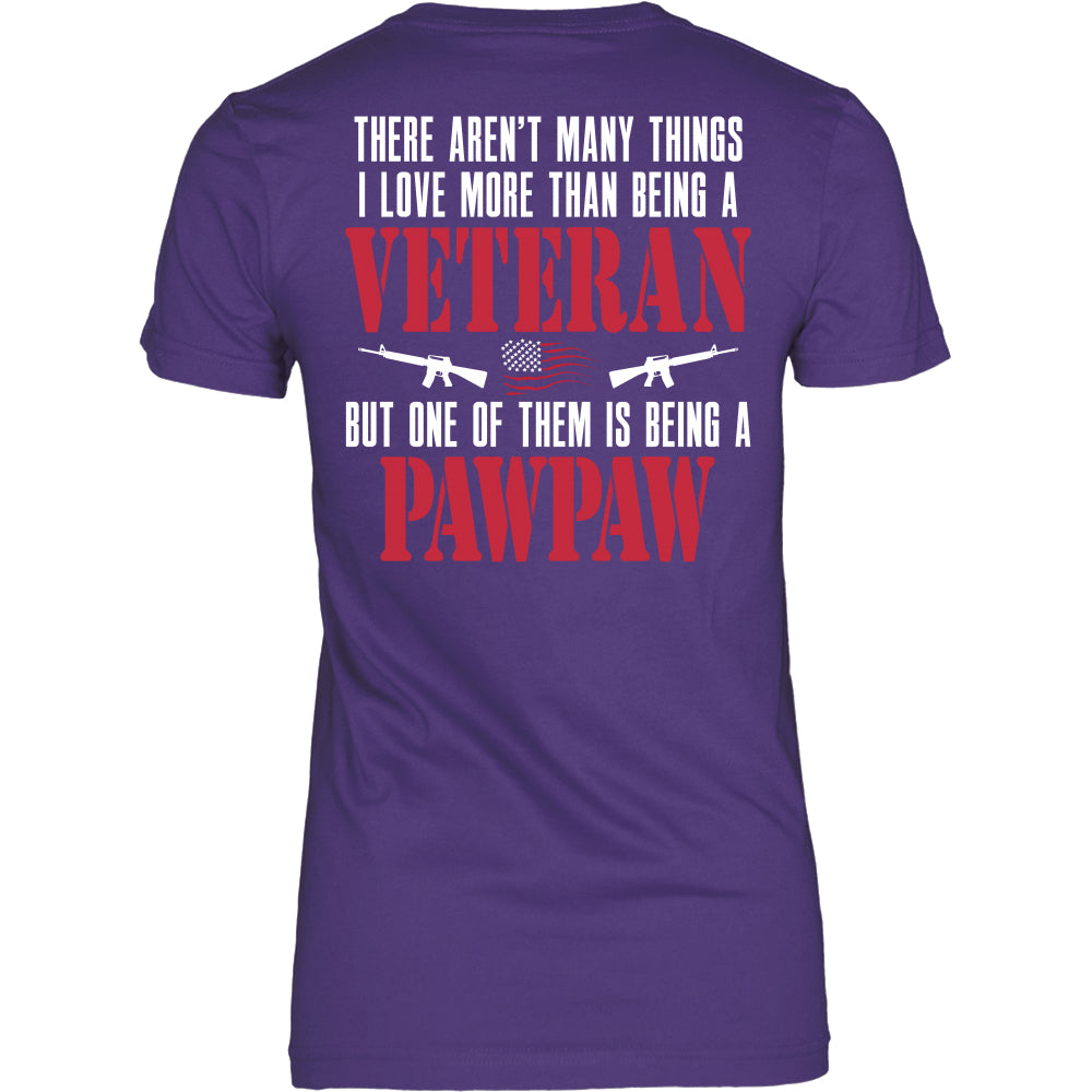 I Love More Than Being a Veteran PawPaw T-Shirt - PawPaw Shirt - TeeAmazing