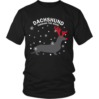 Dachshund The Snow Dog T Shirts, Tees & Hoodies - Dachshund Shirts - TeeAmazing