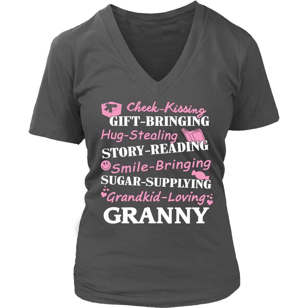 Grandkid Loving Granny T-Shirt - Granny Shirt - TeeAmazing