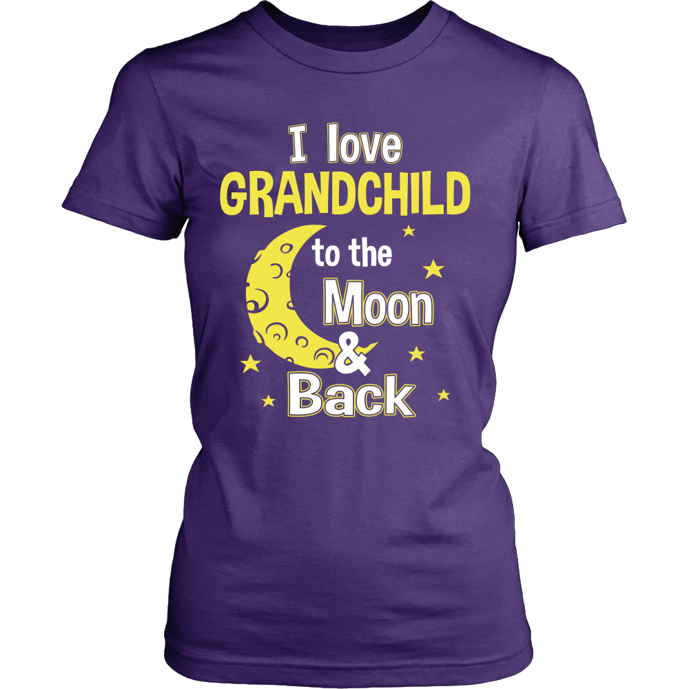 I Love Grandchild To The Moon T-Shirt - Grandma Shirt - TeeAmazing