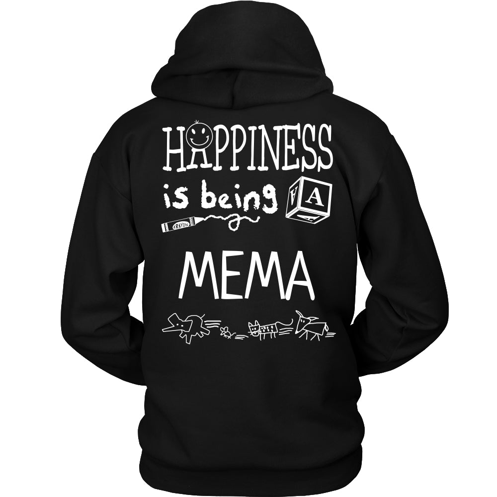 Happiness is Being Mema T-Shirt - Mema Shirt - TeeAmazing