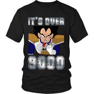 It's Over 9000 T Shirts, Tees & Hoodies - Dragonball Shirts - TeeAmazing