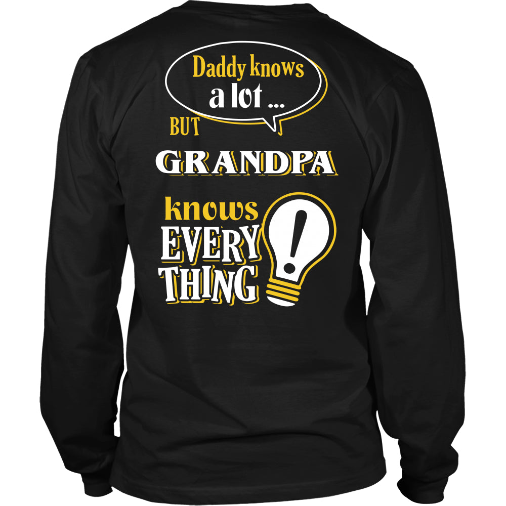 Grandpa Knows More T-Shirt -  Grandpa Shirt - TeeAmazing