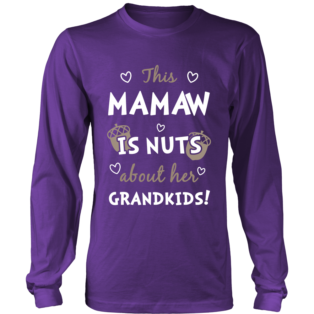 This Mamaw is Nuts About Her Grandkids T-Shirt - Mamaw Shirt - TeeAmazing