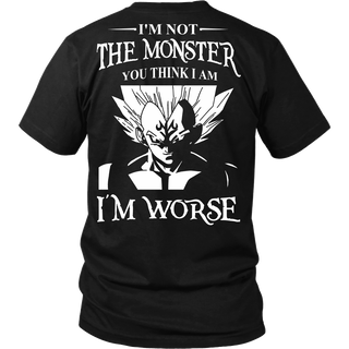 I'm Not The Monster You Think I Am T Shirts, Tees & Hoodies - Dragonball Shirts - TeeAmazing