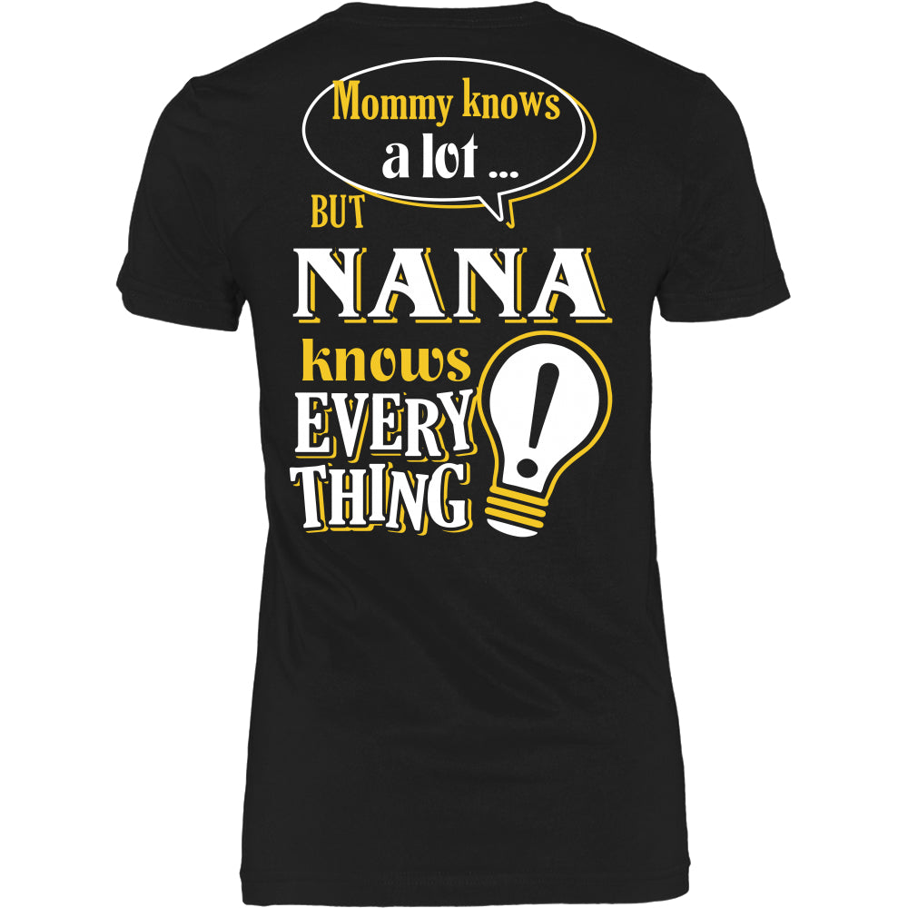 NANA Knows More T-Shirt -  NANA Shirt - TeeAmazing