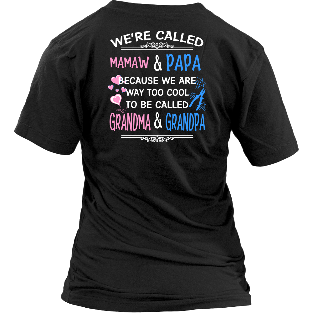 We're Called MAMAW & PAPA T Shirts, Tees & Hoodies - MAMAW Shirts - TeeAmazing