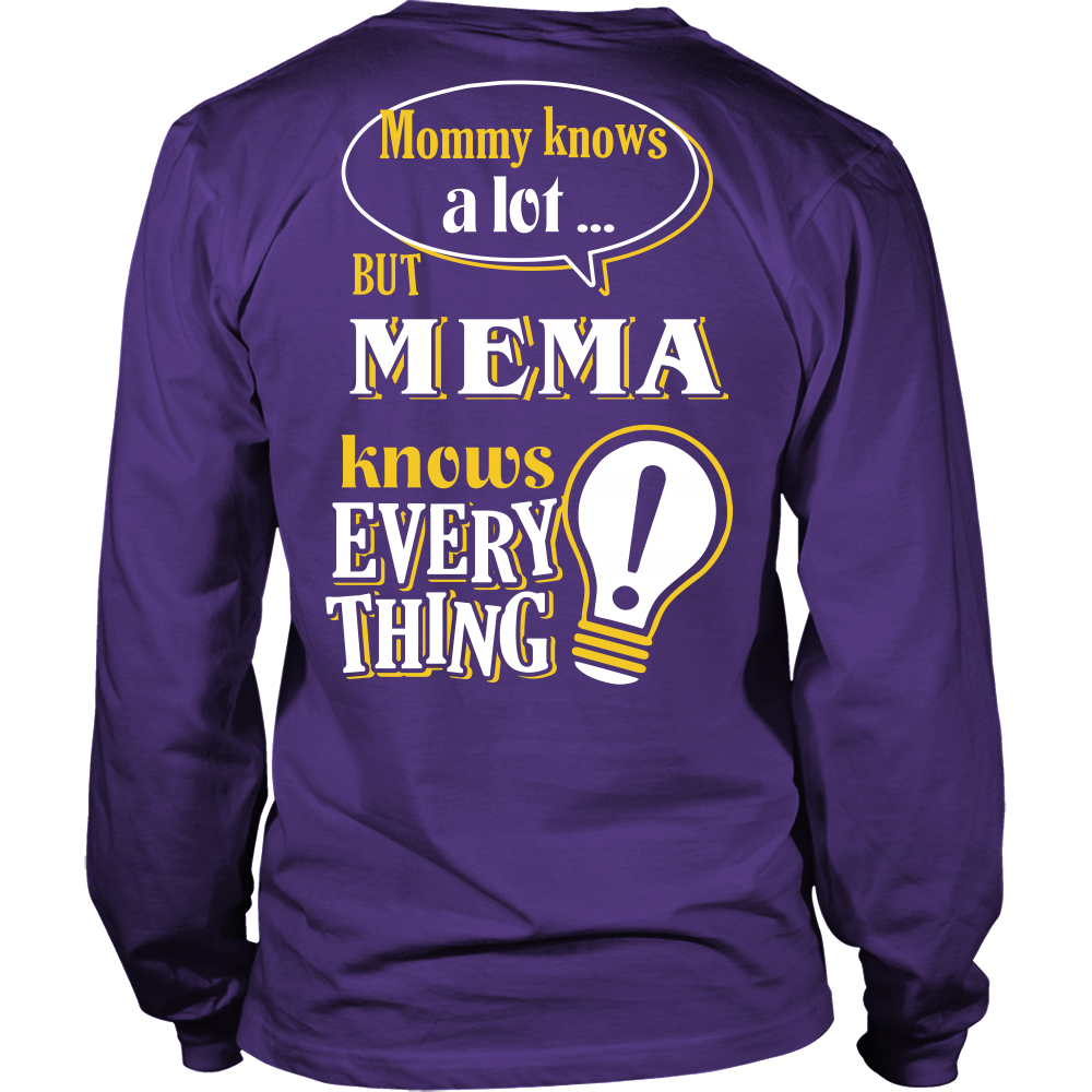 Mema Knows More T-Shirt -  Mema Shirt - TeeAmazing