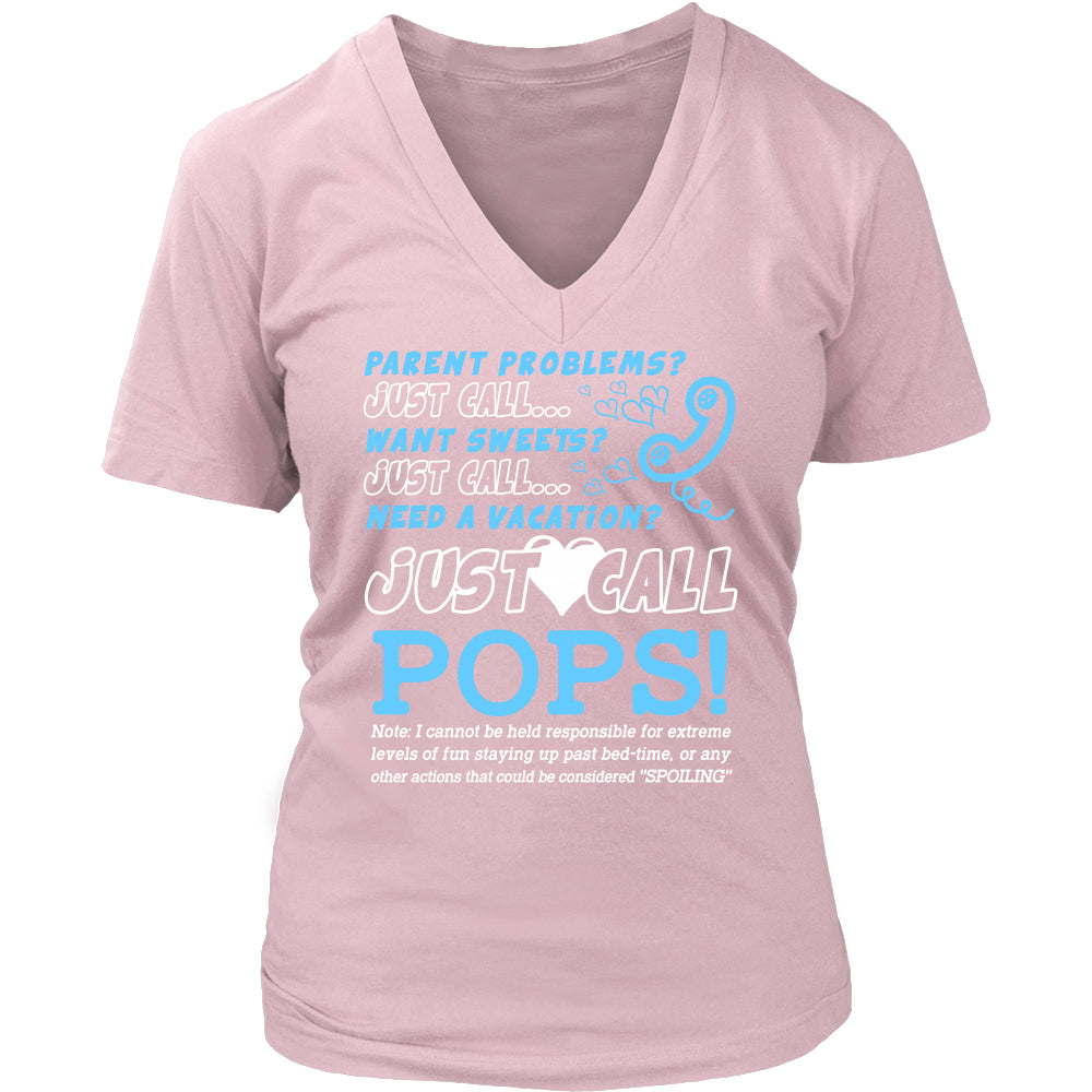 Just Call Pops T-Shirt - Pops Shirt - TeeAmazing