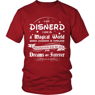 Disnerd Live in a Magical World T-Shirt - Disnerd Shirt - TeeAmazing