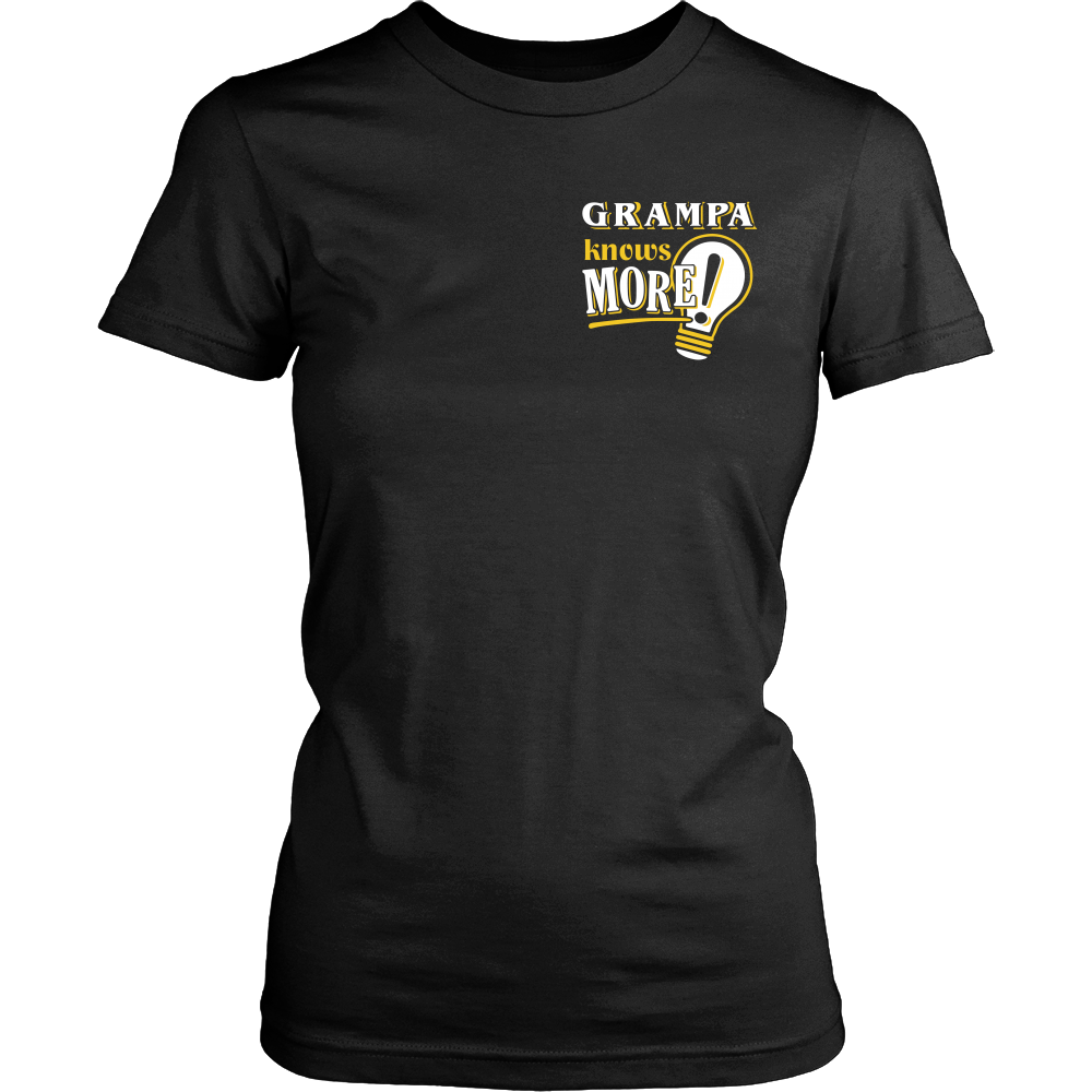 Grampa Knows More T-Shirt -  Grampa Shirt - TeeAmazing