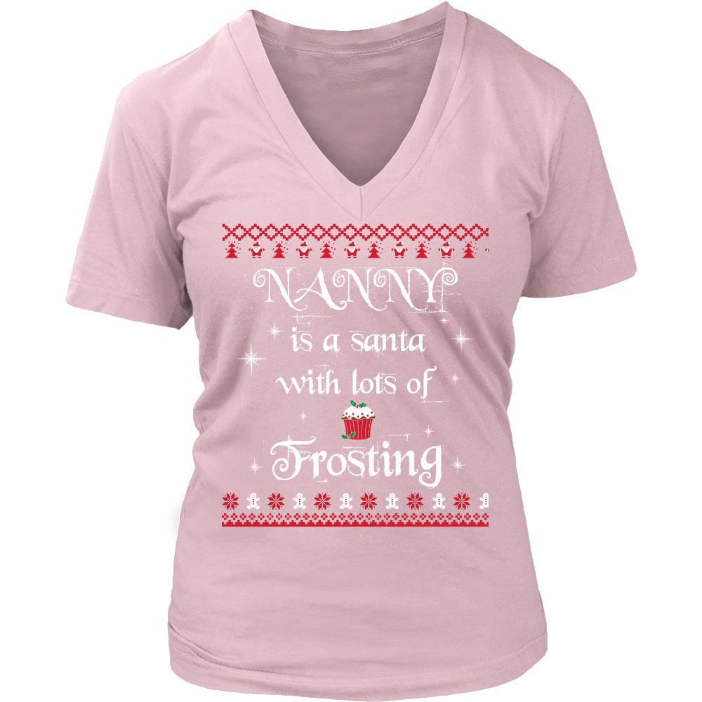 Nanny is a Santa... T-Shirt - Nanny Shirt - TeeAmazing