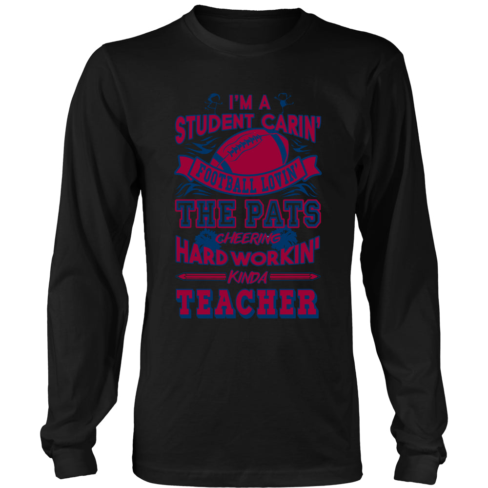 Student Caring Loving The Pats Teacher T-Shirt - Pats Teachers Shirt - TeeAmazing
