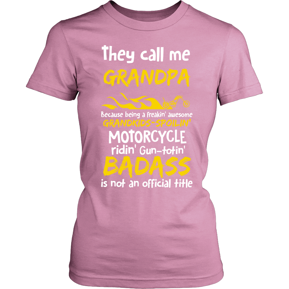 They Call Me Grandpa Motorcycle T-Shirt - Grandpa Motorcycle Shirt - TeeAmazing