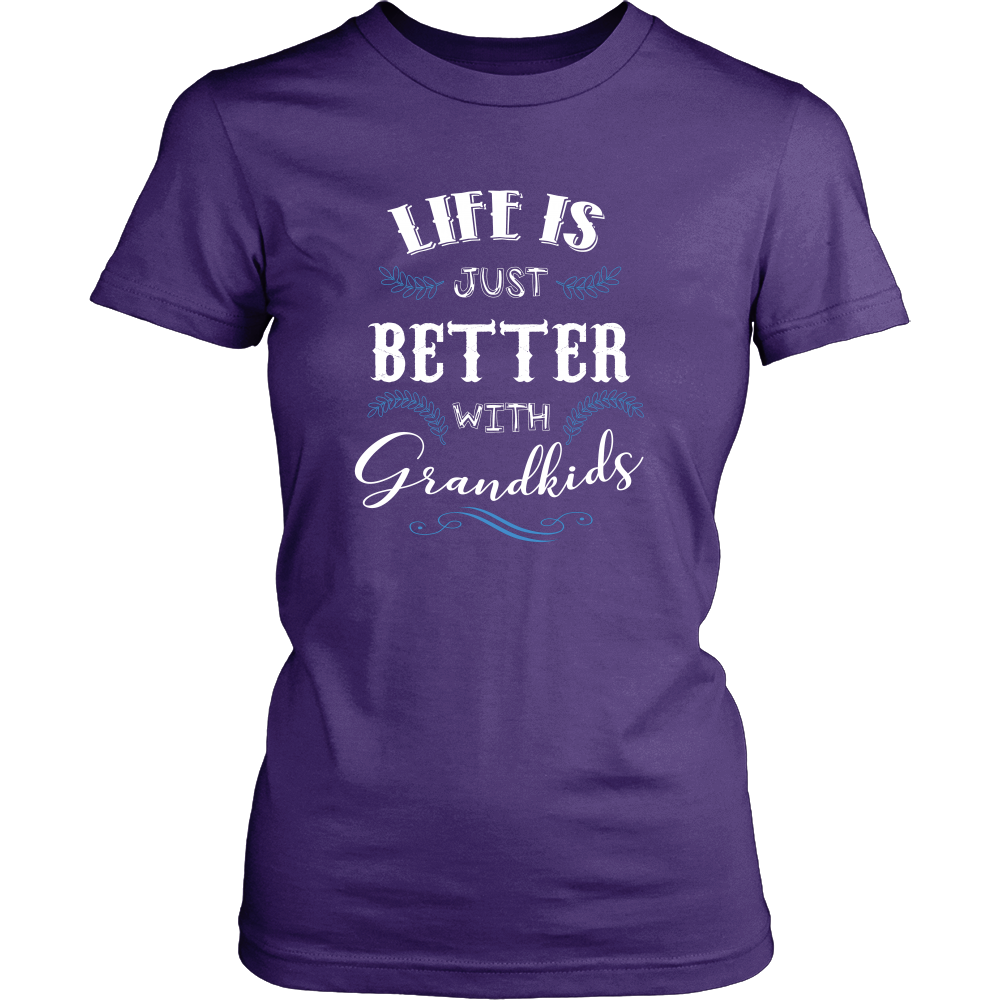 Life is Just Better With Grandkids T Shirts, Tees & Hoodies - Grandma Shirts - TeeAmazing