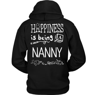 Happiness is Being Nanny T-Shirt - Nanny Shirt - TeeAmazing