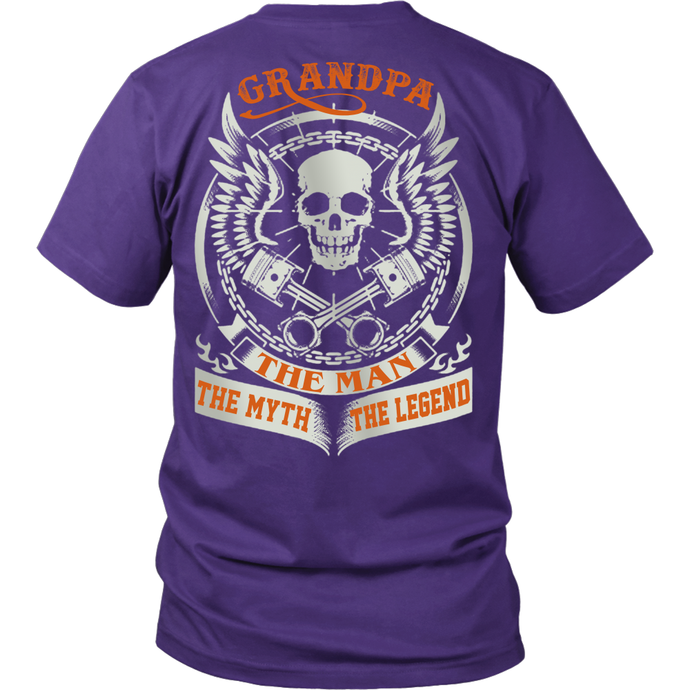 Grandpa The Man The Myth The Legend T Shirts, Tees & Hoodies - Grandpa Shirts - TeeAmazing