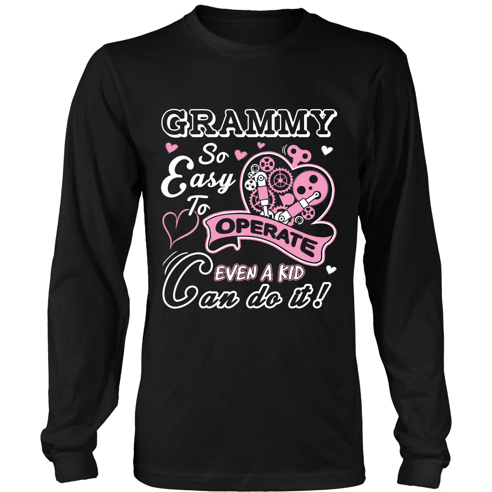Grammy So Easy to Operate T-Shirt - Grammy Shirt - TeeAmazing