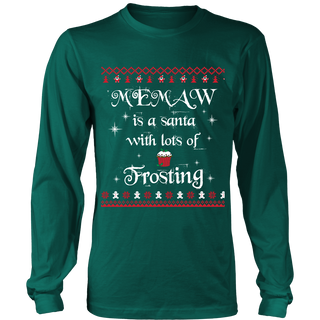 Memaw is a Santa... T-Shirt - Memaw Shirt - TeeAmazing