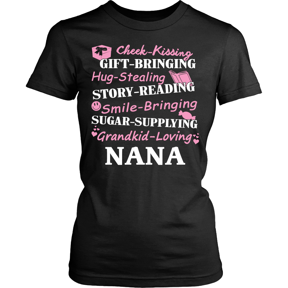 Grandkid Loving Nana T-Shirt - Nana Shirt - TeeAmazing