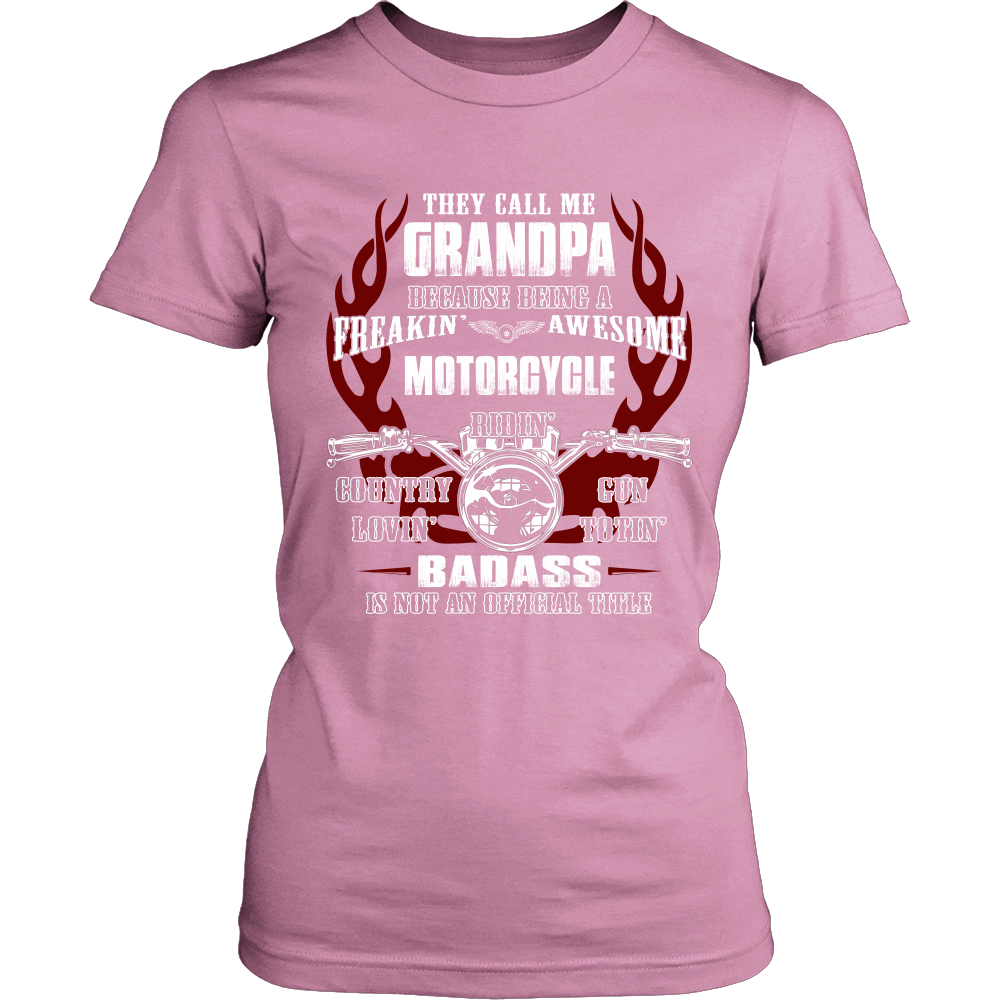 Badass Grandpa Motorcycle T-Shirt - Grandpa Motorcycle Shirt - TeeAmazing