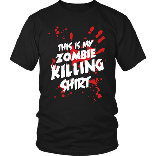 This Is My Zombie Killing Shirt T Shirts, Tees & Hoodies - Walking Dead Shirts - TeeAmazing