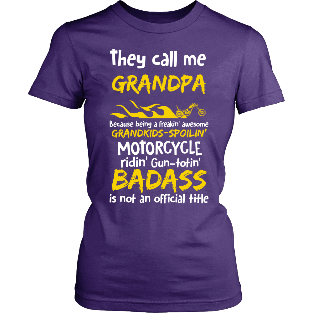They Call Me Grandpa Motorcycle T-Shirt - Grandpa Motorcycle Shirt - TeeAmazing