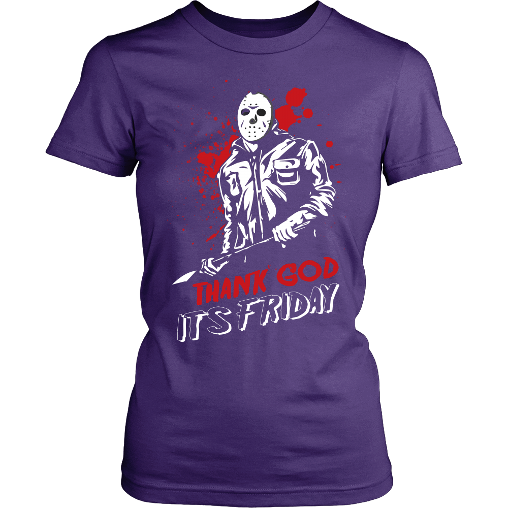Thank God It's Friday T Shirts, Tees & Hoodies - Friday the 13th Shirts - TeeAmazing