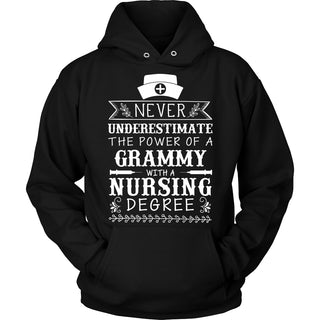 Never Underestimate Grammy Nursing T-Shirt - Grammy Shirt - TeeAmazing