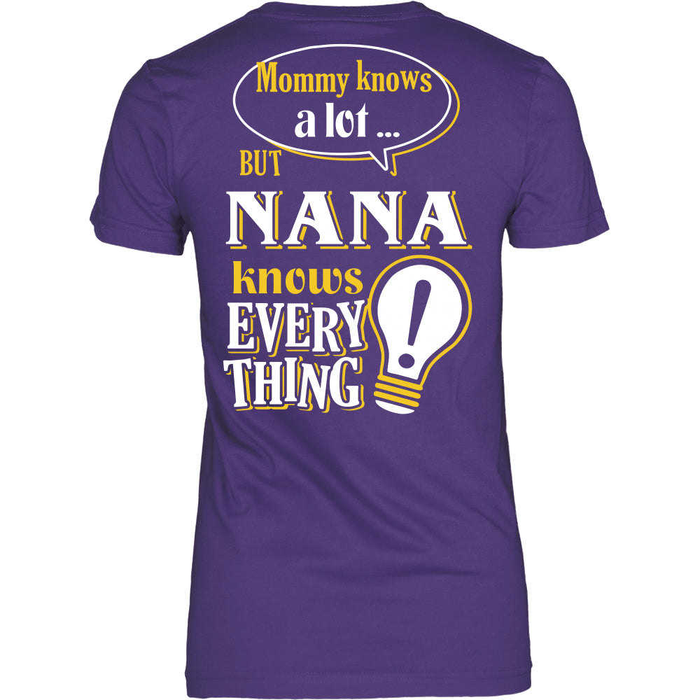 NANA Knows More T-Shirt -  NANA Shirt - TeeAmazing