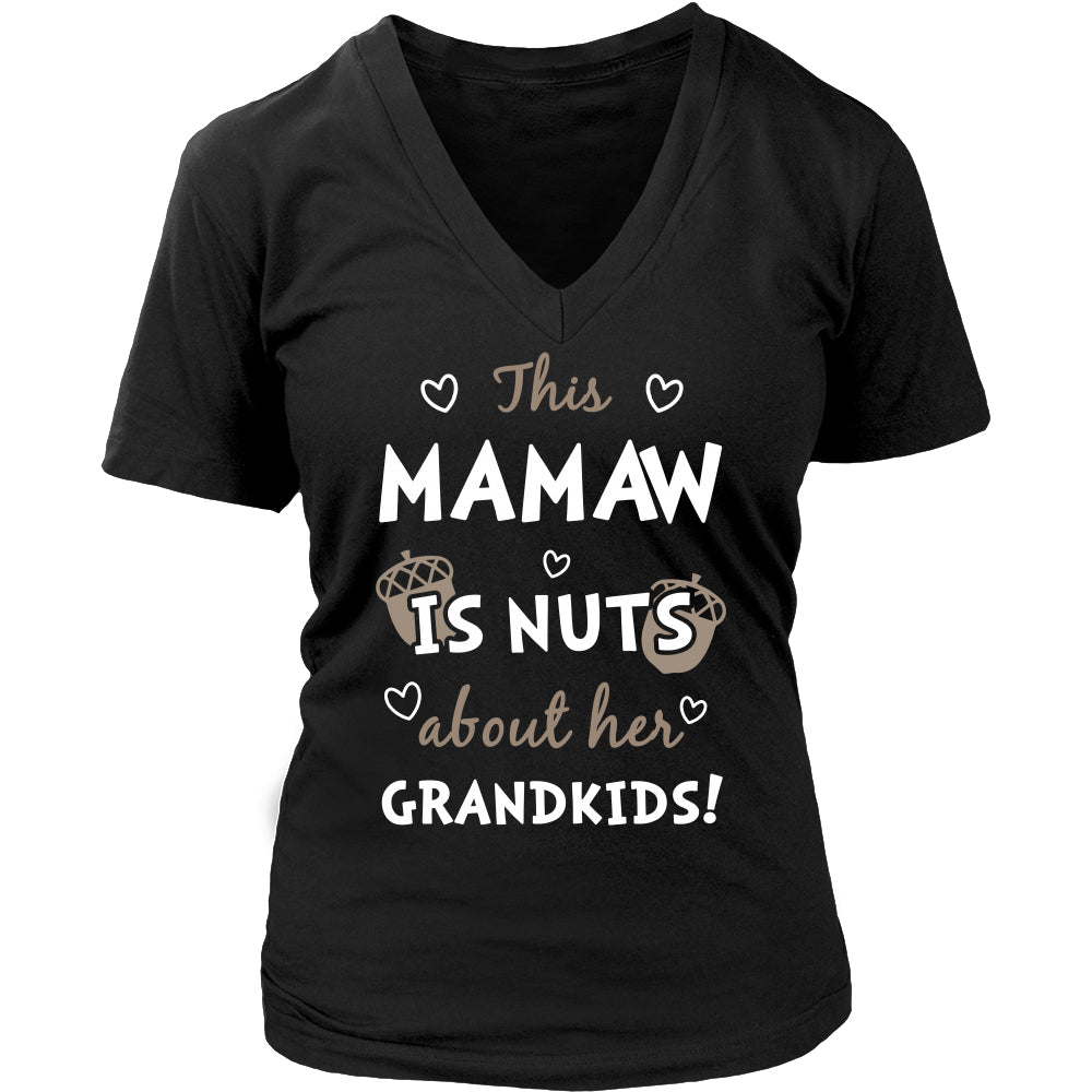 This Mamaw is Nuts About Her Grandkids T-Shirt - Mamaw Shirt - TeeAmazing