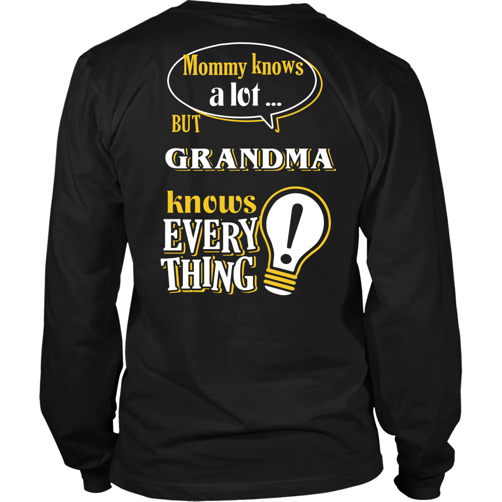 Grandma Knows More T-Shirt -  Grandma Shirt - TeeAmazing