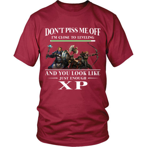 Don't piss me off (XP) - DnD Shirt - TeeAmazing