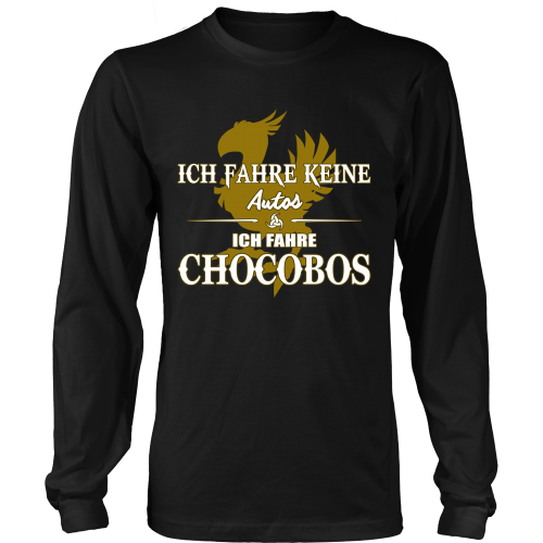 Ich fahre Chocobos - FF Shirt - TeeAmazing