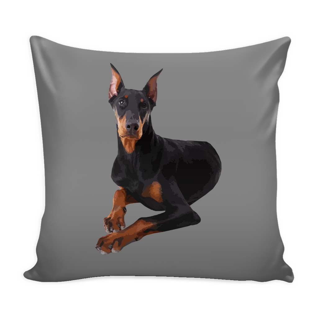 Doberman Pinscher Dog Pillow Cover - Doberman Pinscher Accessories - TeeAmazing